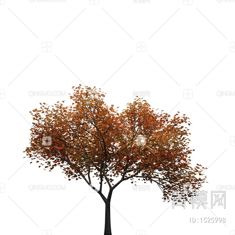 彩色树 彩色乔木 有色树psd下载【ID:1525998】