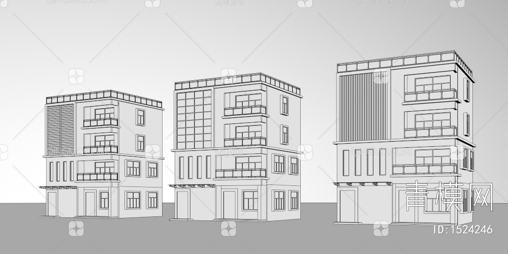 住宅3D模型下载【ID:1524246】