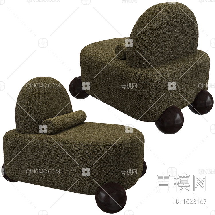 Chair Object 休闲单椅3D模型下载【ID:1528167】