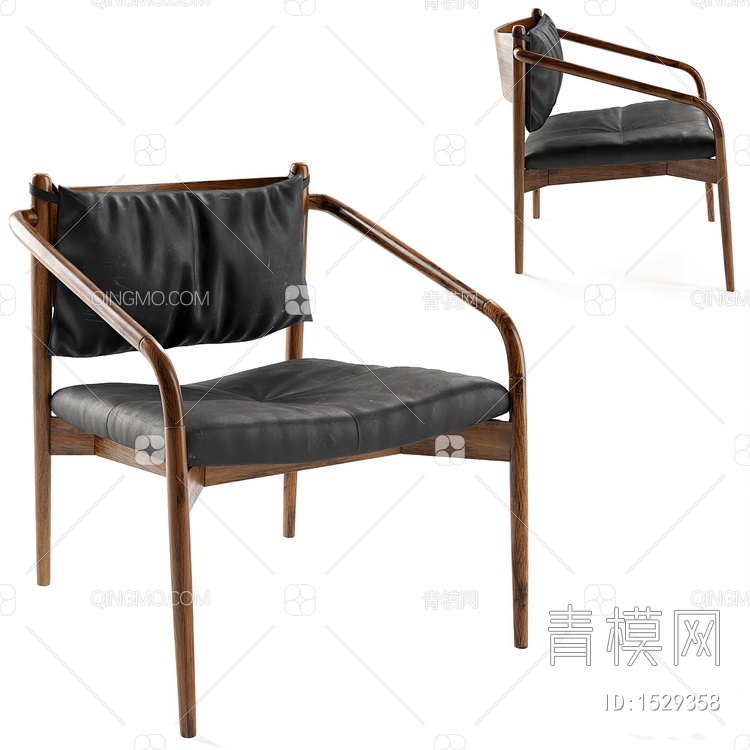 单椅3D模型下载【ID:1529358】