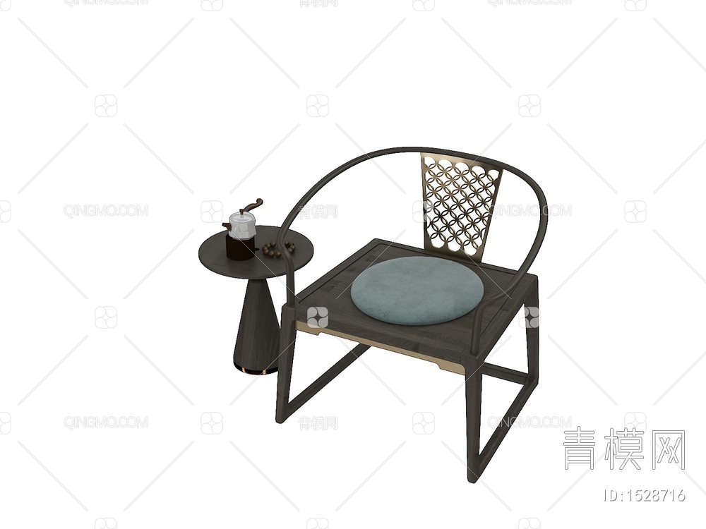 单椅3D模型下载【ID:1528716】