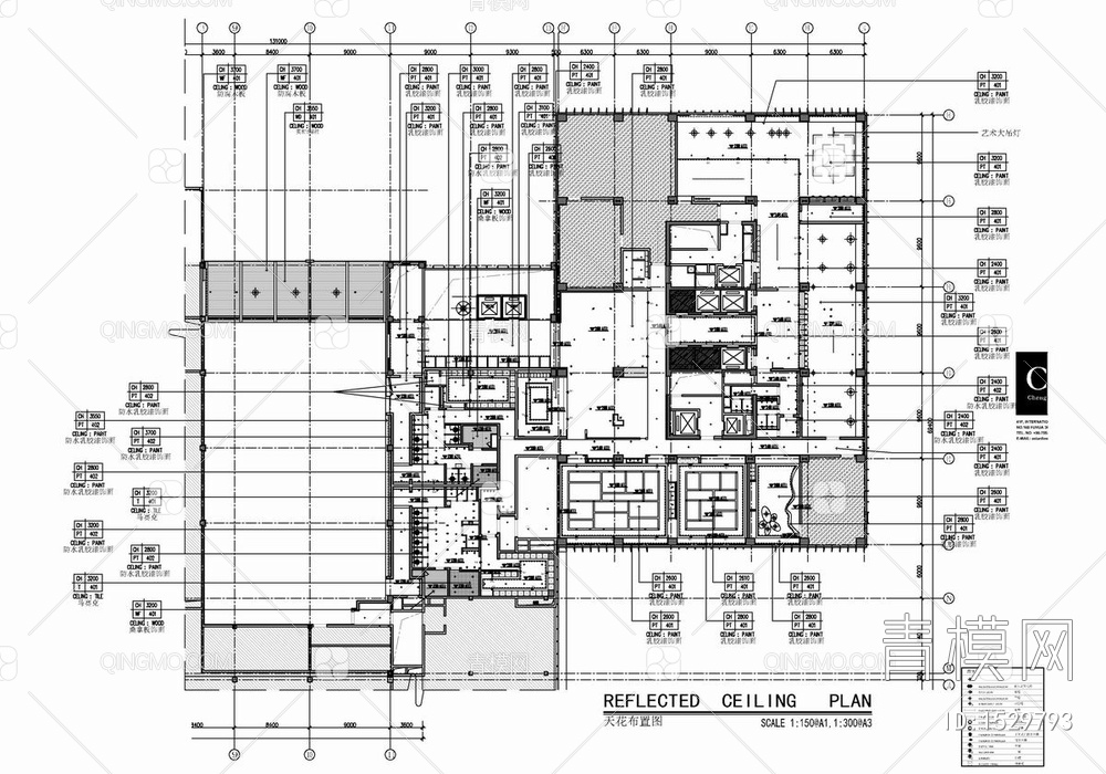 某酒店康体中心平立面施工图 游泳池 健身 水吧 儿童乐园【ID:1529793】