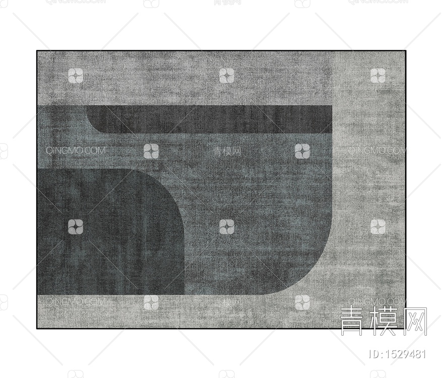 灰色几何地毯贴图下载【ID:1529481】