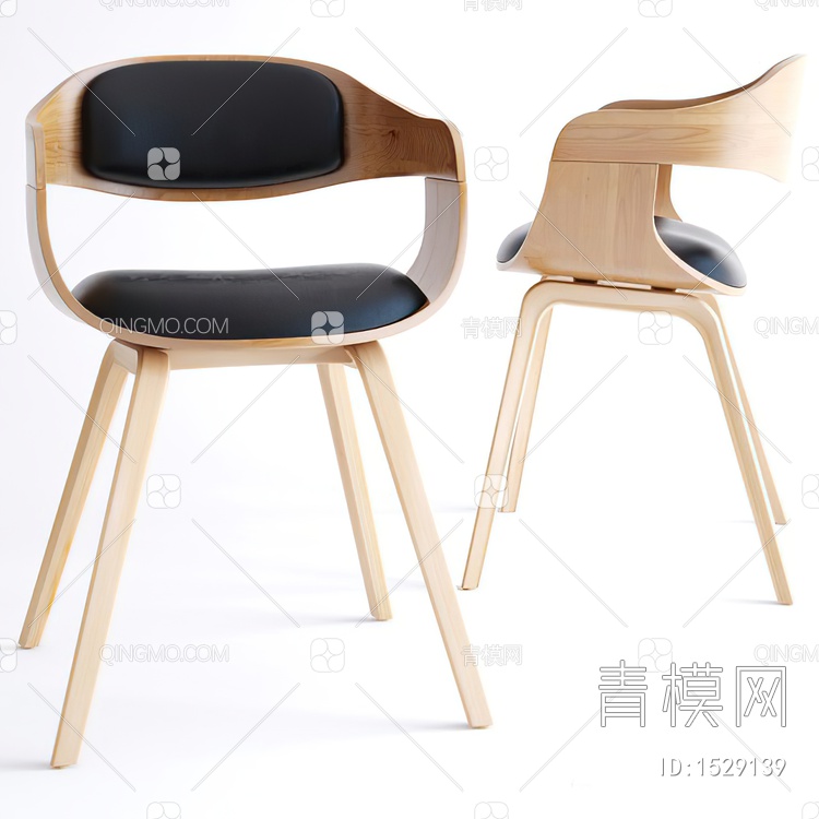 休闲椅3D模型下载【ID:1529139】