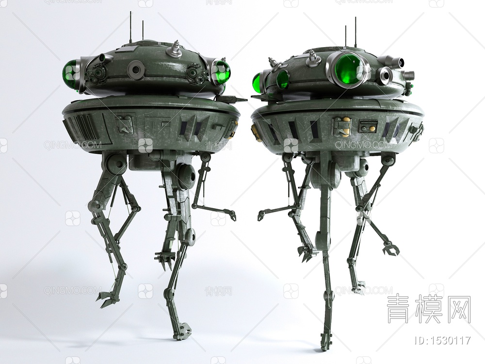 军事机甲3D模型下载【ID:1530117】