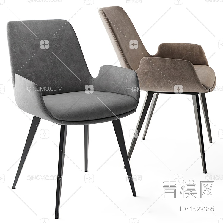 单椅3D模型下载【ID:1529355】