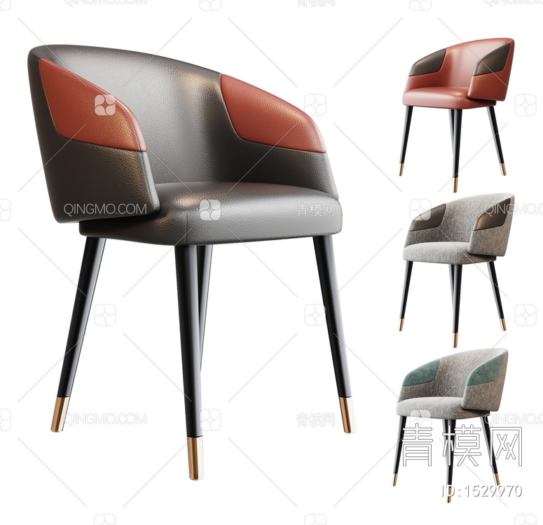 Calligaris餐椅 单椅 椅子3D模型下载【ID:1529970】