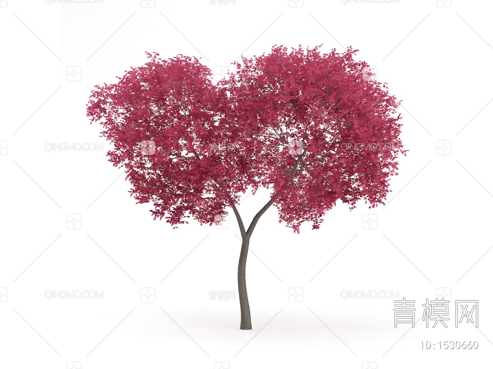 红枫 槭树3D模型下载【ID:1530660】