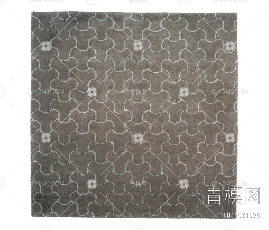 咖色几何图形地毯贴图下载【ID:1531398】