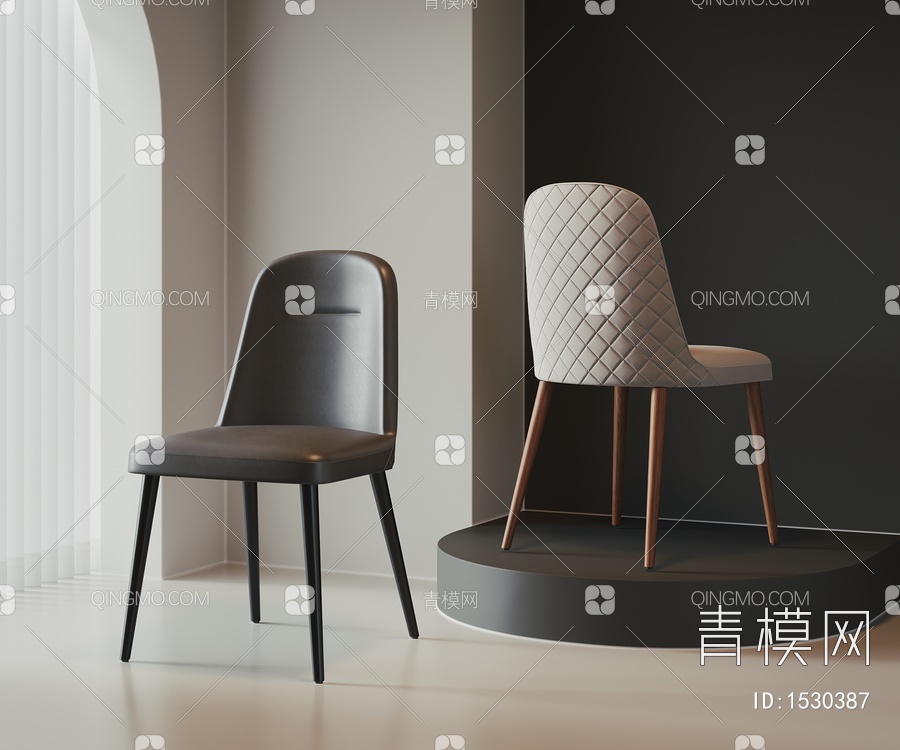 单椅3D模型下载【ID:1530387】
