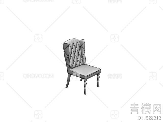 单椅3D模型下载【ID:1528818】