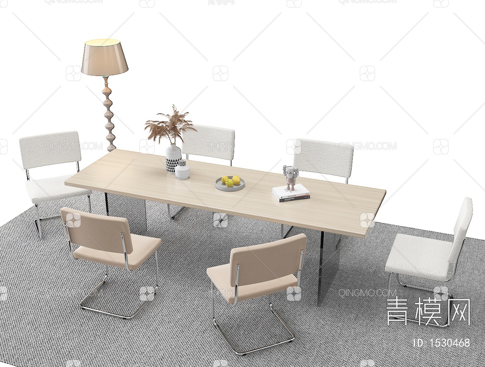 餐桌椅3D模型下载【ID:1530468】