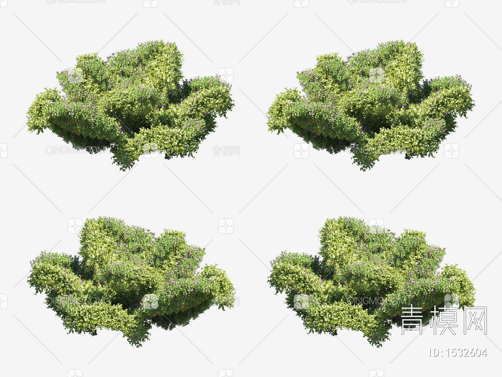园艺灌木3D模型下载【ID:1532604】