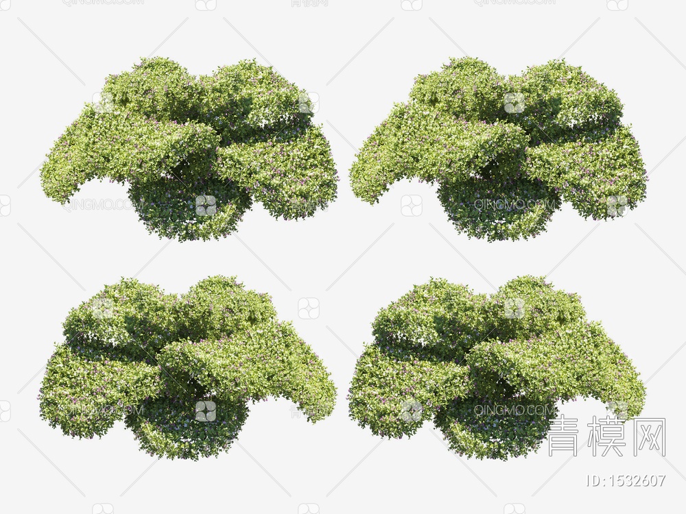 园艺灌木3D模型下载【ID:1532607】