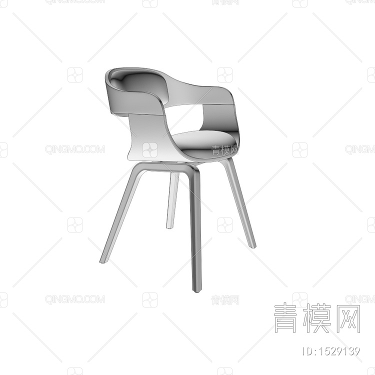 休闲椅3D模型下载【ID:1529139】