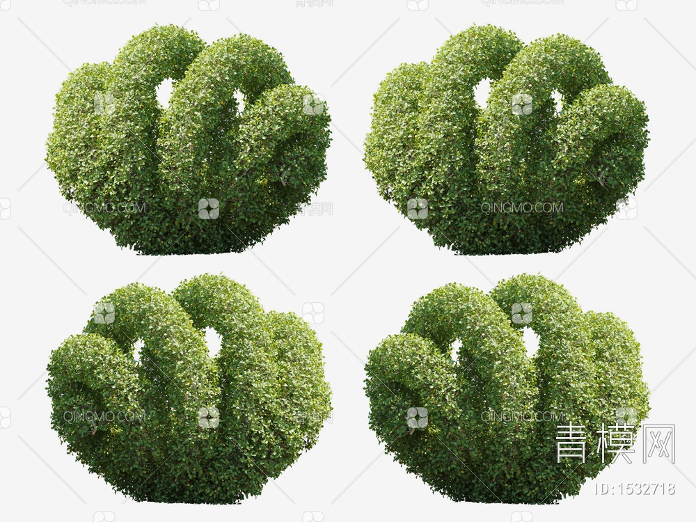 园艺 造型灌木3D模型下载【ID:1532718】