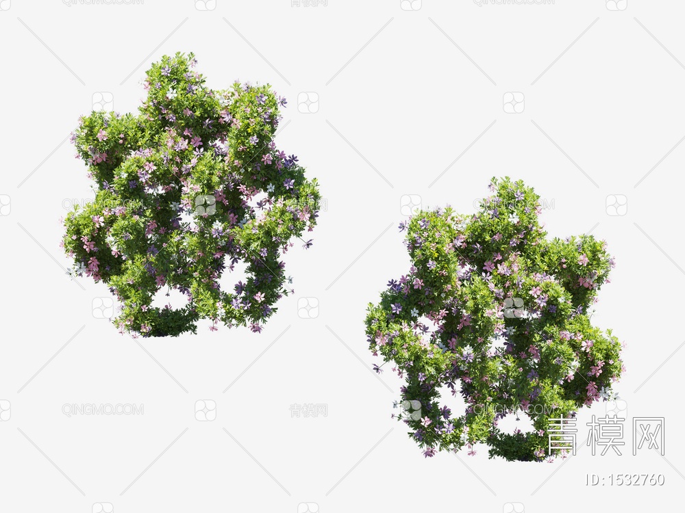 园艺 造型园艺 花灌木3D模型下载【ID:1532760】