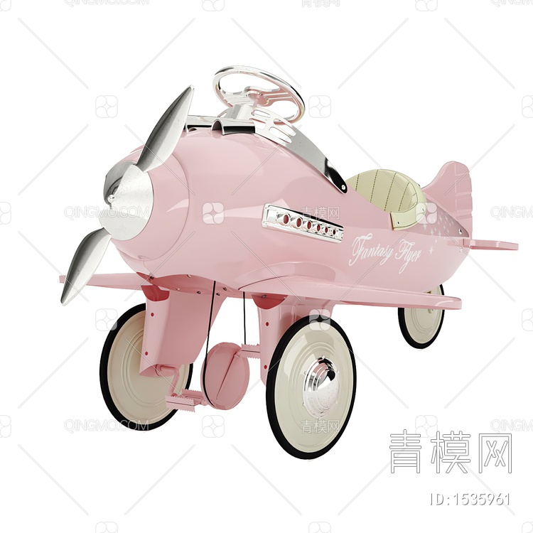 儿童玩具飞机3D模型下载【ID:1535961】