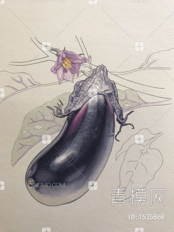 蔬菜装饰画贴图下载【ID:1535868】