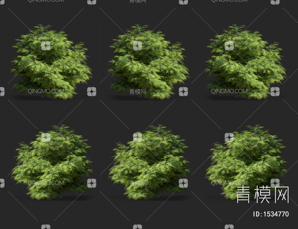 灌木3D模型下载【ID:1534770】