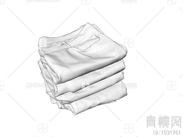 衣服服饰 裤子衣服3D模型下载【ID:1531761】