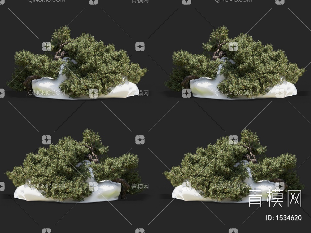 灌木3D模型下载【ID:1534620】