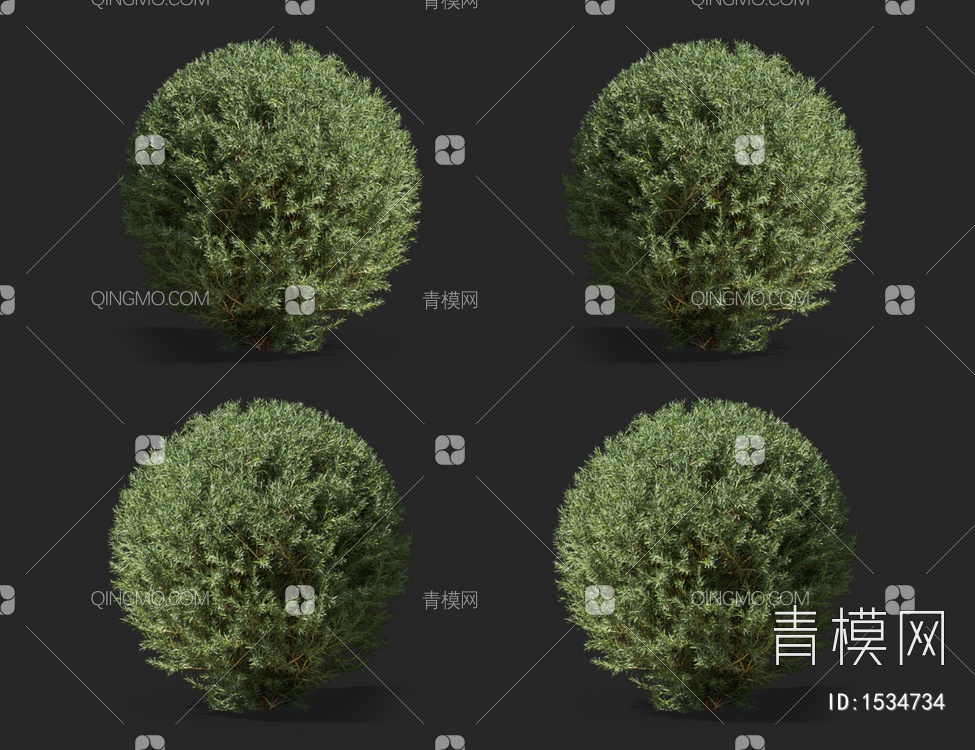 灌木3D模型下载【ID:1534734】