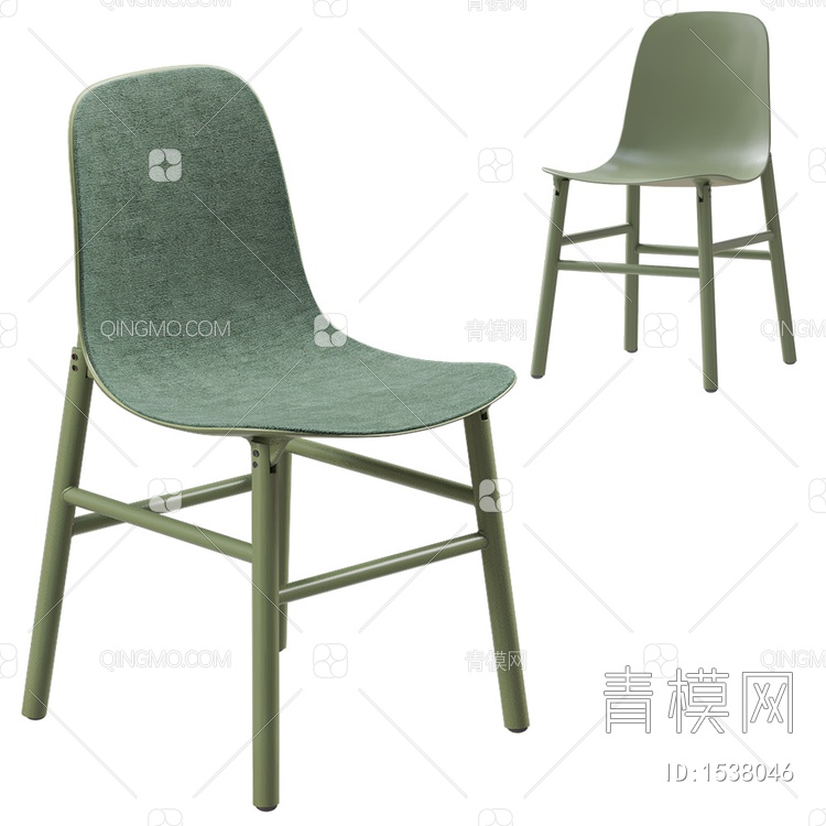 单椅3D模型下载【ID:1538046】