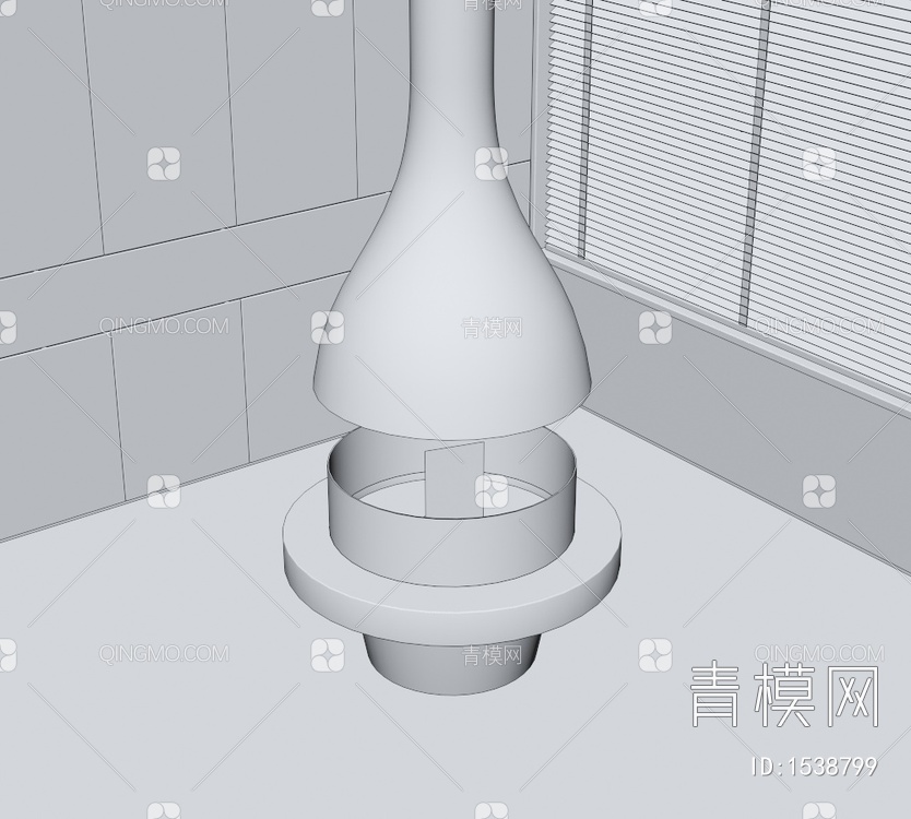 立式壁炉3D模型下载【ID:1538799】