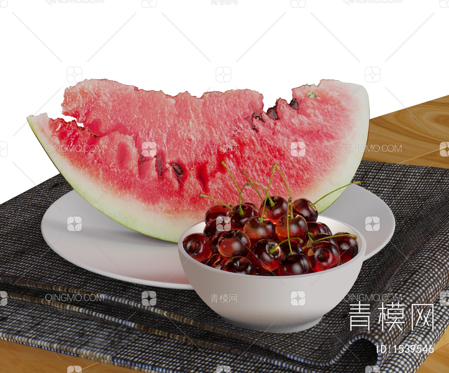 厨房用品 水果3D模型下载【ID:1539546】