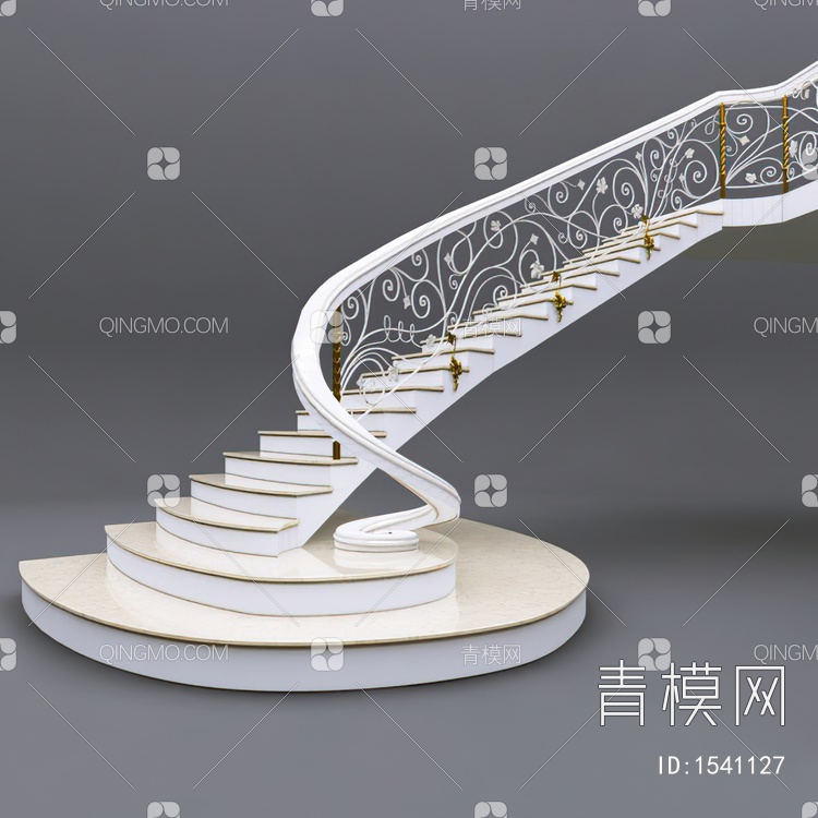 楼梯3D模型下载【ID:1541127】