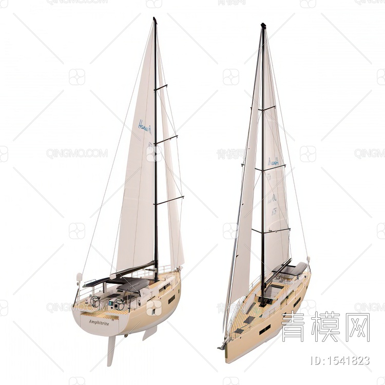 帆船3D模型下载【ID:1541823】