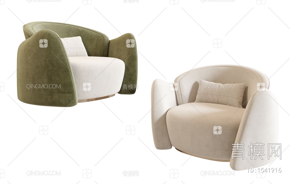 Poliform 单人沙发SU模型下载【ID:1541916】