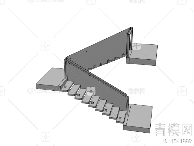 楼梯3D模型下载【ID:1541889】
