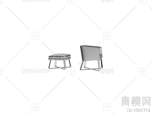 单椅3D模型下载【ID:1541712】