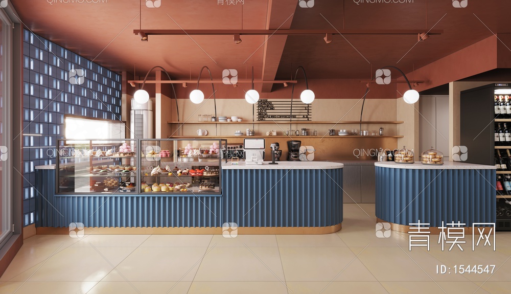 咖啡烘焙店3D模型下载【ID:1544547】