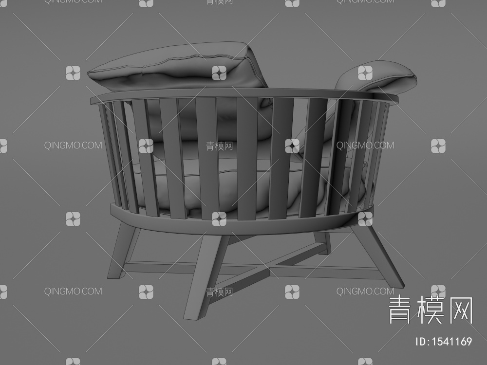 沙发椅3D模型下载【ID:1541169】