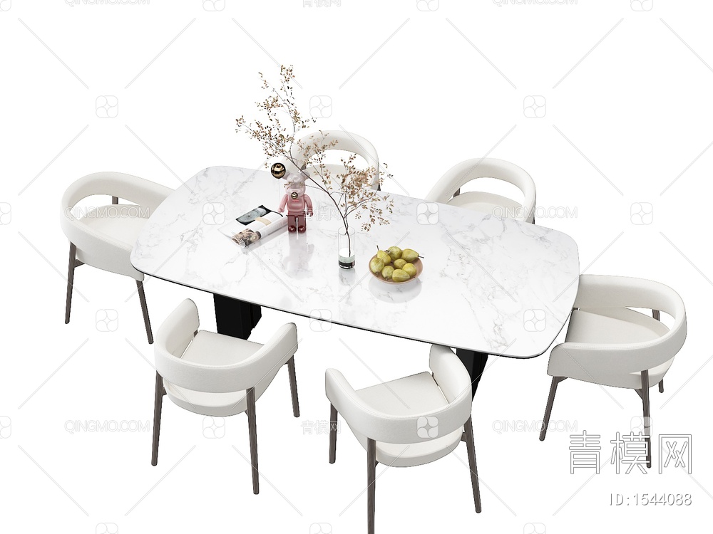 餐桌椅3D模型下载【ID:1544088】