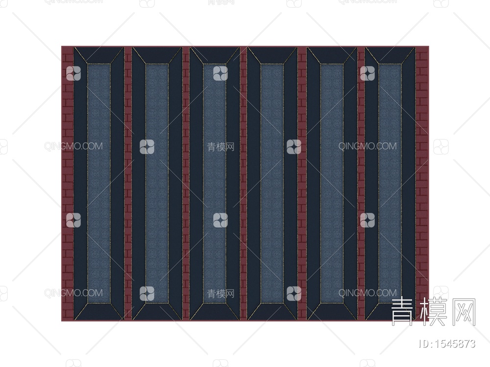 红蓝条纹地毯贴图下载【ID:1545873】