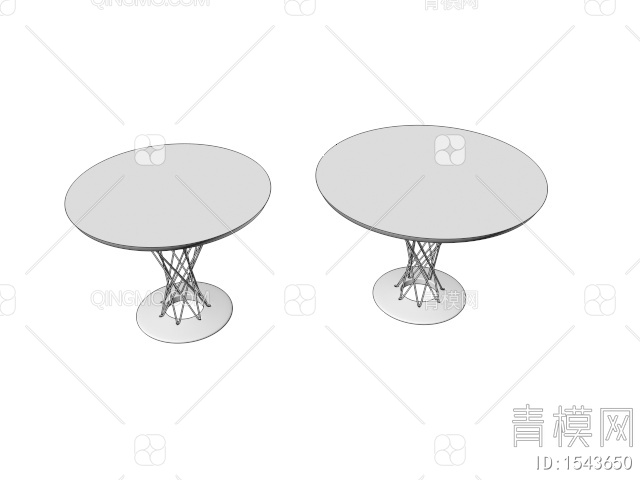 生活家具 小圆桌3D模型下载【ID:1543650】