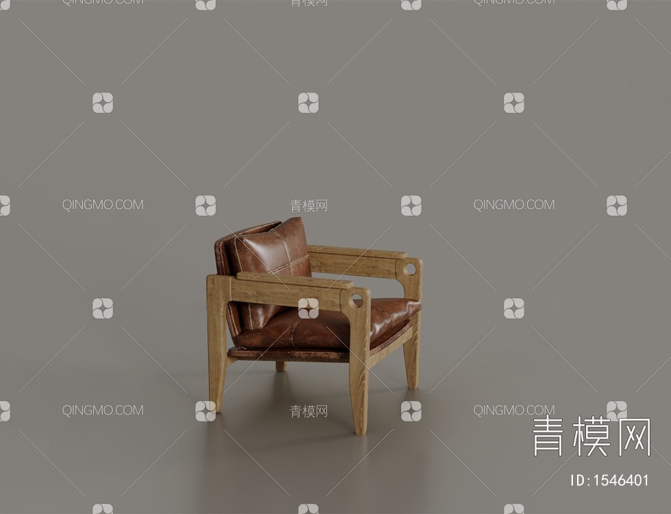 休闲椅3D模型下载【ID:1546401】