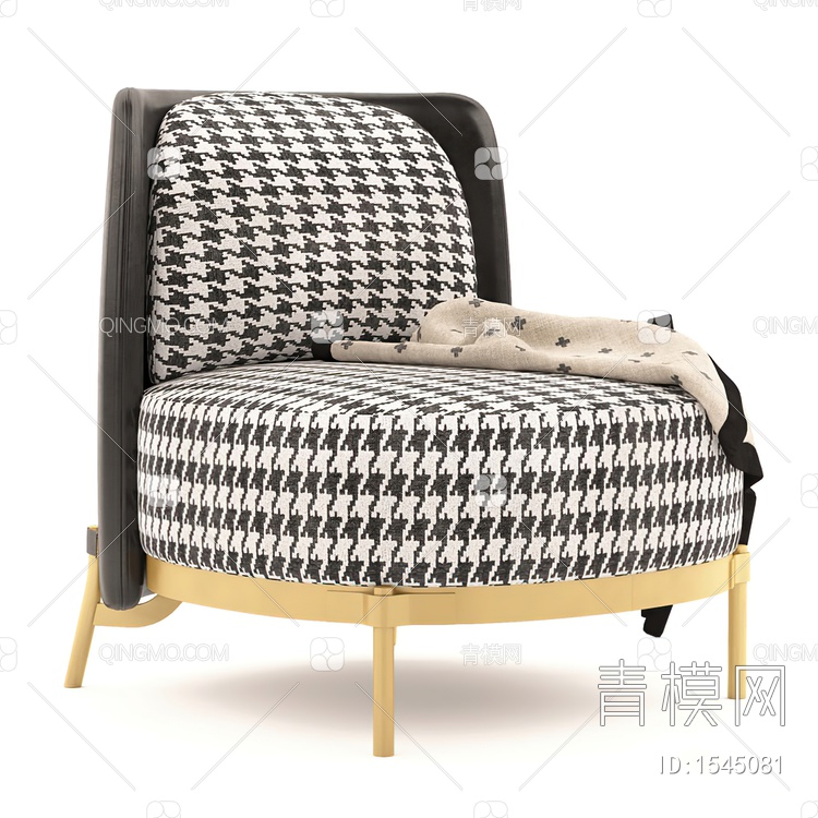 沙发椅3D模型下载【ID:1545081】