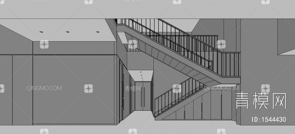 楼梯间3D模型下载【ID:1544430】