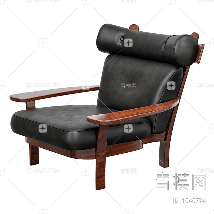 复古沙发椅3D模型下载【ID:1545774】