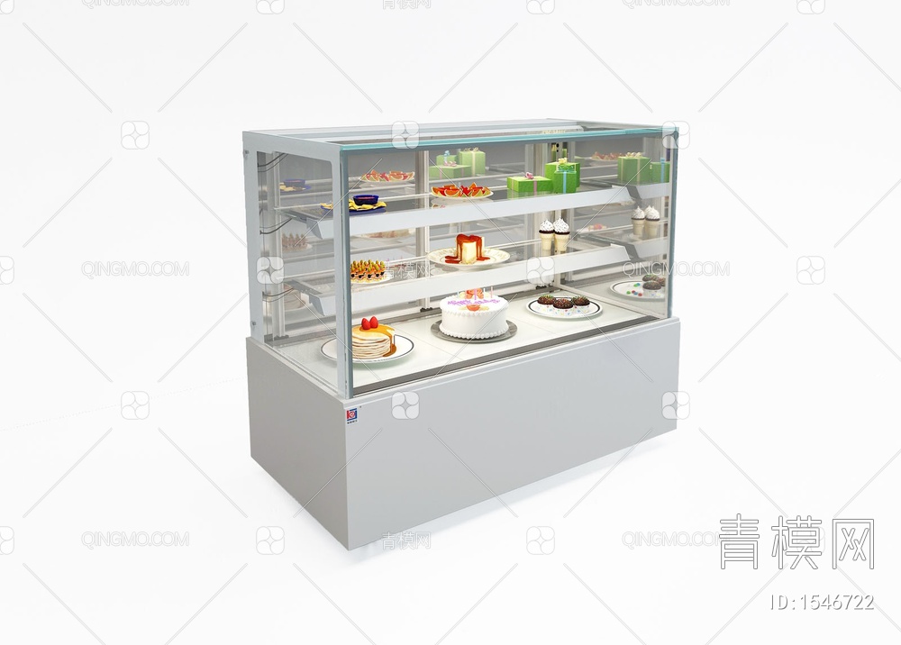 冷藏蛋糕柜3D模型下载【ID:1546722】