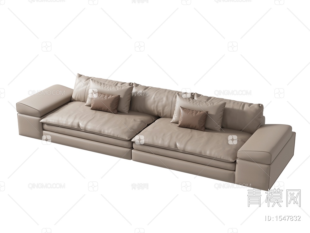 三人沙发3D模型下载【ID:1547832】