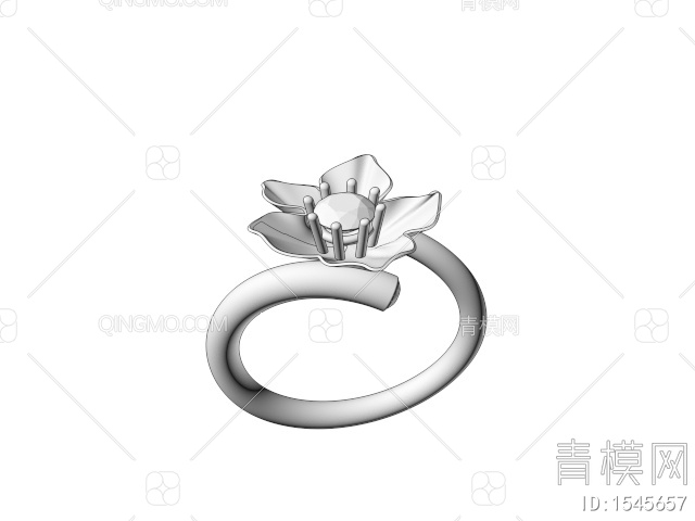 生活用品 钻石戒指3D模型下载【ID:1545657】