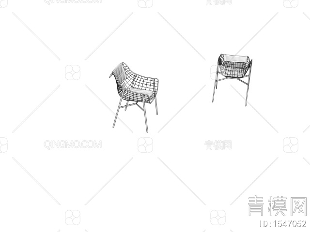 休闲椅3D模型下载【ID:1547052】