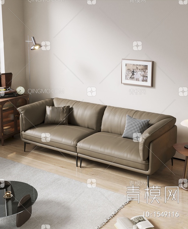 双人沙发3D模型下载【ID:1549116】