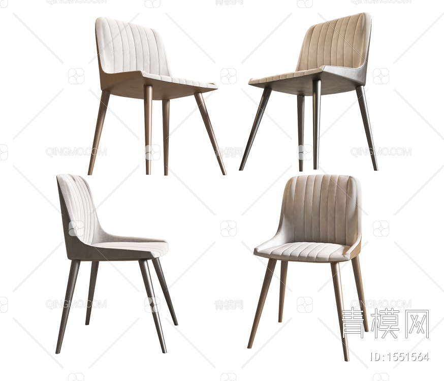 餐椅3D模型下载【ID:1551564】